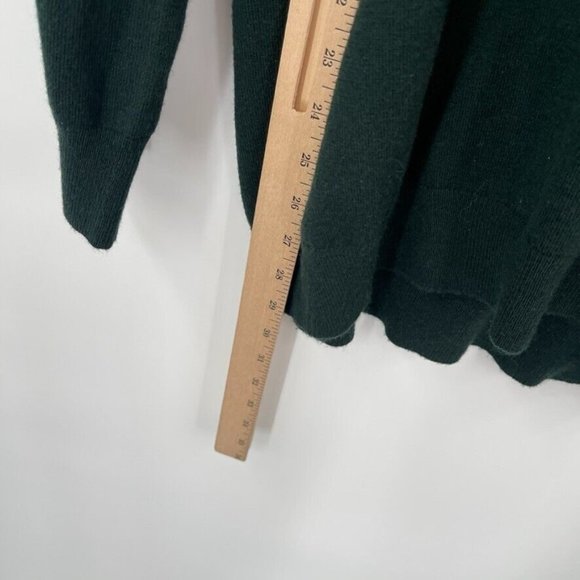 Love Ella Women's Dark green V-Neck Sweater - Picture 3 of 8